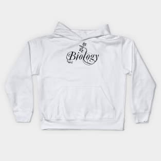 biology is the science of life Kids Hoodie